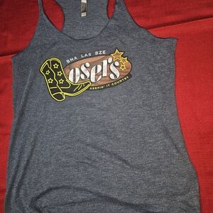 Losers Womens Racerback Tank "Keepin' It Country" Size‎ XL